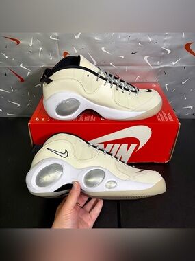 Nike Air Zoom Flight 95 DX5505-100 Sail White Pale Ivory Black Size 10.5 NEW